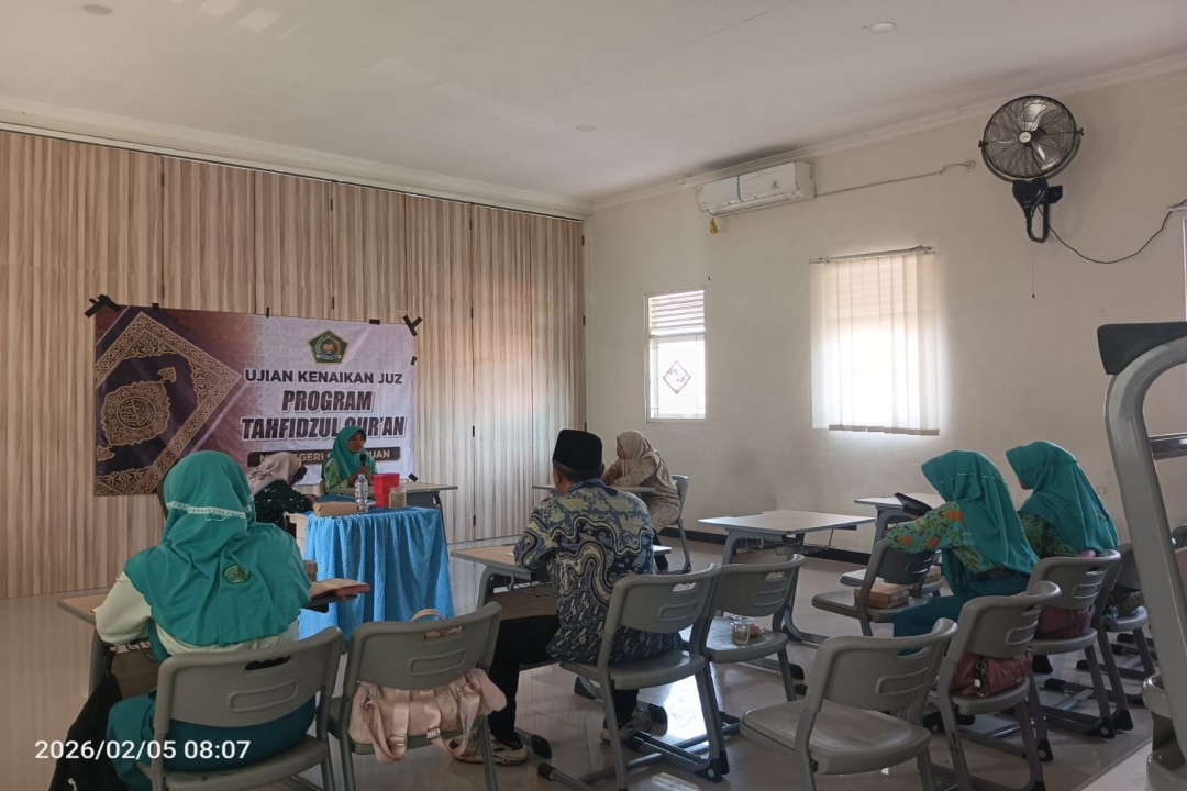 Ujian Kenaikan Juz Tahfidz Hari ke-5 Berjalan Lancar