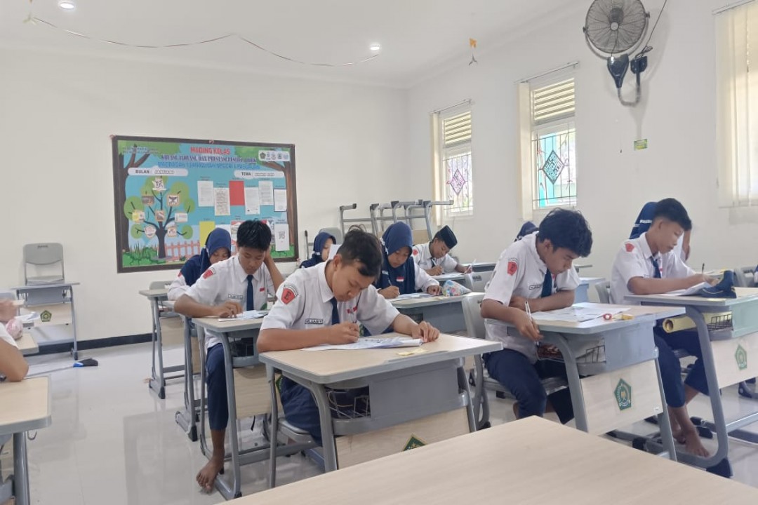 MTsN 6 Pasuruan Gelar Ujian Madrasah, Siswa Kelas 9 Siap Hadapi Tahap Akhir Menuju Kelulusan