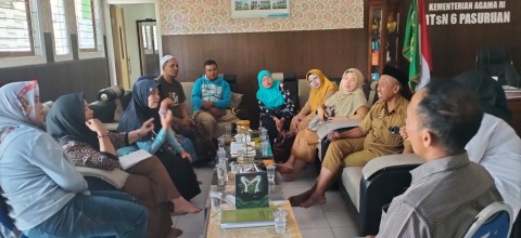 Rapat Koordinasi Persiapan Pelepasan Siswa Kelas IX MTsN 6 Pasuruan Berlangsung Penuh Kekeluargaan