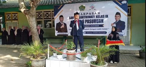 Apel Pelepasan Siswa Kelas IX MTsN 6 Pasuruan Tahun Ajaran 2025/2026 Berlangsung Khidmat dan Penuh Makna
