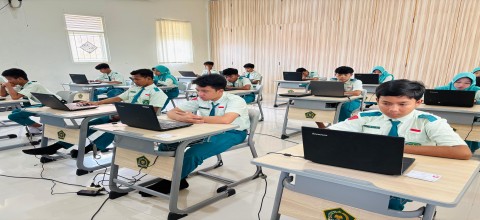 Hari Pertama TKA 2026 di MTsN 6 Pasuruan Berjalan Lancar dan Tertib