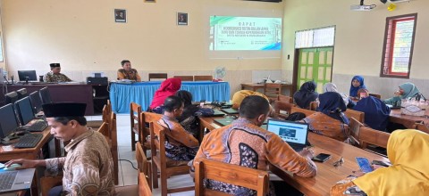 Rapat Dinas Evaluasi Triwulan I dan Perencanaan Triwulan II MTsN 6 Pasuruan